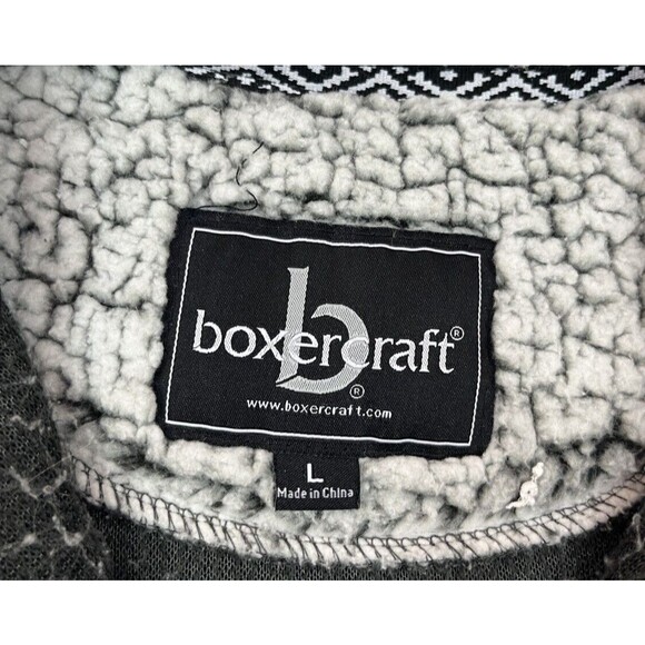 Boxercraft University of Mississippi Ole Miss Sherpa 1/4 Zip Pullover Large - Picture 3 of 4